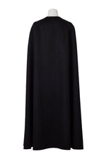 Load image into Gallery viewer, Cashmere Poncho Coat | Noir × Sahara