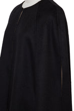 Load image into Gallery viewer, Cashmere Poncho Coat | Noir × Sahara