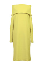 画像をギャラリービューアに読み込む, Cashmere Knit Off Shoulder Dress | Citrine