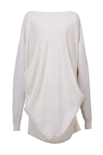 画像をギャラリービューアに読み込む, Cashmere Knit Boat Neck Dress | Pearl