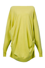 画像をギャラリービューアに読み込む, Cashmere Knit Boat Neck Dress | Citrine