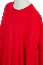 画像をギャラリービューアに読み込む, Cashmere Knit Oversize Poncho | Pearl