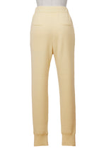Load image into Gallery viewer, Wool Cashmere Knit Slit Jogger Pants | Pearl