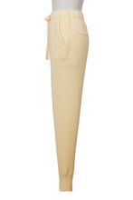 Load image into Gallery viewer, Wool Cashmere Knit Slit Jogger Pants | Citrine