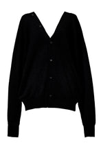 画像をギャラリービューアに読み込む, Wool Cashmere Knit V neck Cardigan | Stone