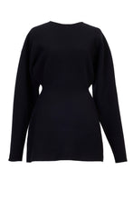 画像をギャラリービューアに読み込む, Wool Cashmere Knit Mini Dress | Stone