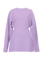 画像をギャラリービューアに読み込む, Wool Cashmere Knit Mini Dress | Lilac