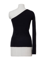 画像をギャラリービューアに読み込む, Cashmere One Shoulder Top | Cherry Red