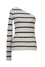 画像をギャラリービューアに読み込む, Cashmere One Shoulder Top | Pearl x Midnight