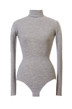 画像をギャラリービューアに読み込む, Cashmere High Neck Bodysuit | Light Grey