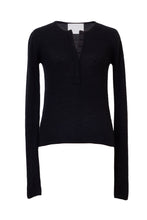 画像をギャラリービューアに読み込む, Cashmere Henly Neck Top | Stone