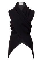 画像をギャラリービューアに読み込む, Cashmere Bi Color Stole | Stone x Charcoal Grey