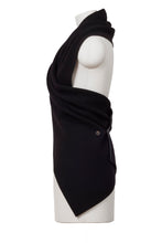 画像をギャラリービューアに読み込む, Cashmere Bi Color Stole | Stone x Charcoal Grey