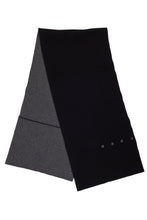 画像をギャラリービューアに読み込む, Cashmere Bi Color Stole | Stone x Charcoal Grey