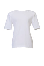 画像をギャラリービューアに読み込む, Padded Shoulder Back Open Top | Shell White