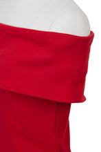 画像をギャラリービューアに読み込む, Off Shoulder Top | Coral Red