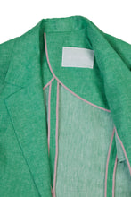 画像をギャラリービューアに読み込む, Padded Shoulder Jacket | Sea Blue