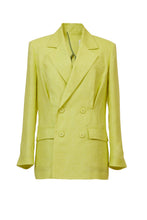 画像をギャラリービューアに読み込む, Padded Shoulder Jacket | Citrine