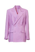 画像をギャラリービューアに読み込む, Padded Shoulder Jacket | Lilac