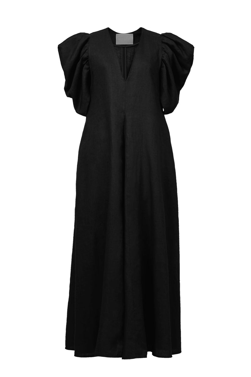Volume Sleeve Maxi Dress | Stone – MYLAN ONLINE SHOP