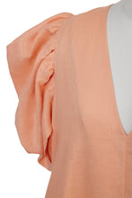 画像をギャラリービューアに読み込む, Volume Sleeve Maxi Dress | Sharbet Orange