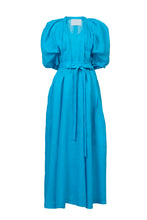 画像をギャラリービューアに読み込む, Volume Sleeve Maxi Dress | Turquoise Blue