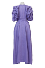 画像をギャラリービューアに読み込む, Volume Sleeve Maxi Dress | Turquoise Blue
