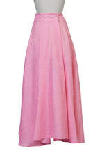 Load image into Gallery viewer, Maxi Gathered Slit Skirt | Coral Red