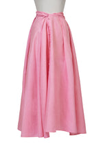Load image into Gallery viewer, Maxi Gathered Slit Skirt | Coral Red