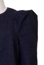 画像をギャラリービューアに読み込む, Volume Sleeve Denim Dress | One Wash