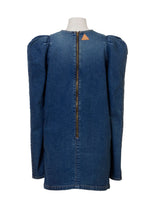 画像をギャラリービューアに読み込む, Volume Sleeve Denim Dress | Bleach
