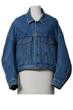 Load image into Gallery viewer, Upside-Down Denim Jacket | Bleach