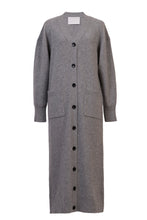 画像をギャラリービューアに読み込む, Cashmere V neck Long Cardigan | Light Grey