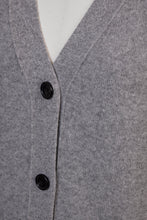 画像をギャラリービューアに読み込む, Cashmere V neck Long Cardigan | Light Grey