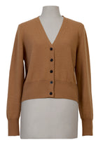 画像をギャラリービューアに読み込む, Cashmere Knit Scarf Collar Cardigan | Sky