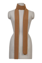 画像をギャラリービューアに読み込む, Cashmere Knit Scarf Collar Cardigan | Camel