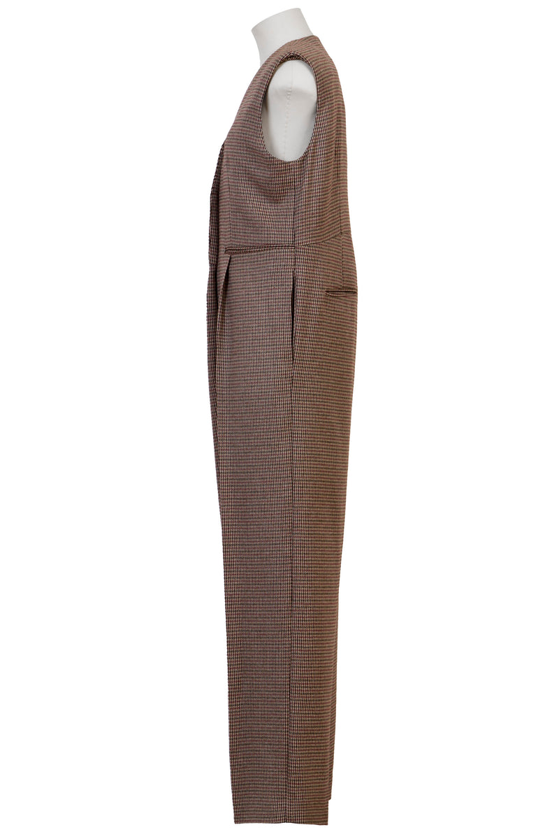 MYLAN Wool Tweed Tailored Jumpsuit マイラン Wool Tweed Tailored Jumpsuit | Grey × Blue – MYLAN ONLINE SHOP