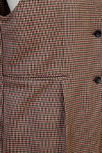 画像をギャラリービューアに読み込む, Wool Tweed Tailored Jumpsuit | Bordeaux × Brown