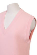 画像をギャラリービューアに読み込む, Wool Cashmere Sleeveless Knit Slit Dress | Rose