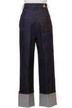 画像をギャラリービューアに読み込む, Denim Roll-up Pants | Non Wash