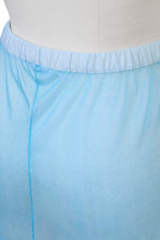 Load image into Gallery viewer, See-through Back Slit Skirt | Sea Blue