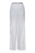 Load image into Gallery viewer, See-through Back Slit Skirt | Light Grey