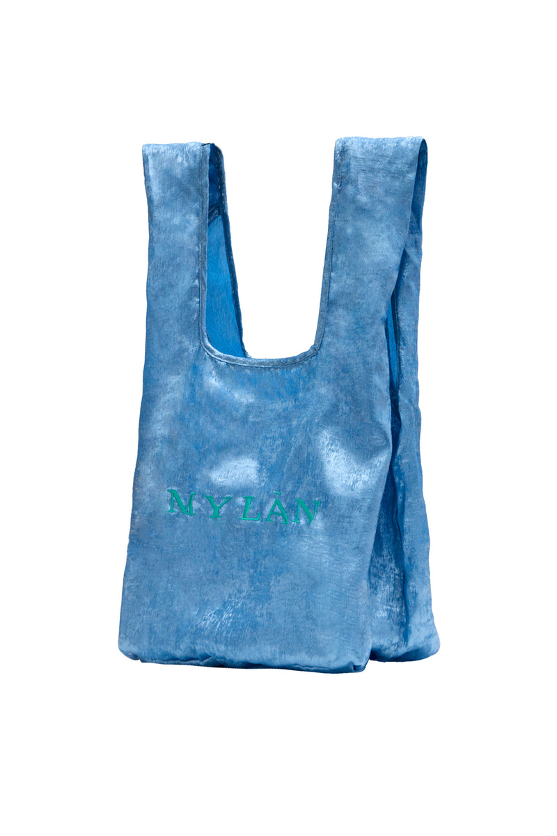 MYLÂN Eco Bag Charm - Large | Silver Eco Bag Charm - Small | Sea Blue – MYLAN ONLINE SHOP