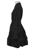 画像をギャラリービューアに読み込む, Tack Gather Frilled Shirt Dress | Mint