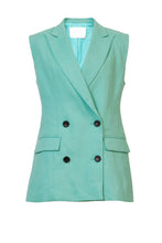 画像をギャラリービューアに読み込む, Sleeveless Tailored Jacket | Mint