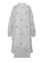 Load image into Gallery viewer, Embroidery Tunic Dress | Shell White