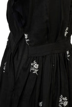 画像をギャラリービューアに読み込む, Embroidery Tack & Gather Long Dress | Sea Blue