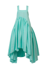Load image into Gallery viewer, Gather Volume Long Dress | Mint