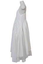 画像をギャラリービューアに読み込む, Gather Volume Long Dress | Shell White