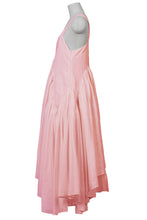 Load image into Gallery viewer, Gather Volume Long Dress | Cherry Blossom